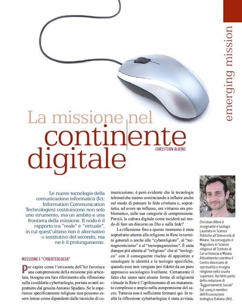 La missione nel continente digitale