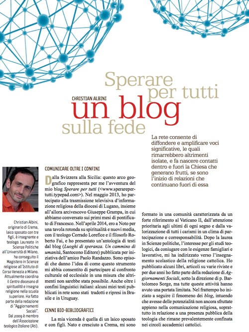 Un blog sulla fede